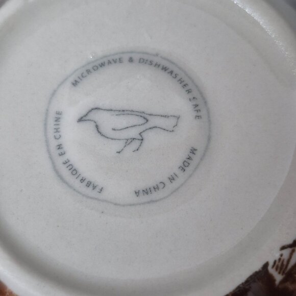 Anthropologie Homegrown Monogram Initial "r" Tea Coffee Cup Mug - Picture 6 of 6